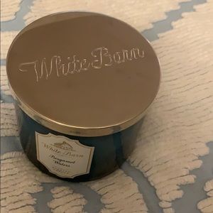 Bath and body works bergamot waters 3wick candle